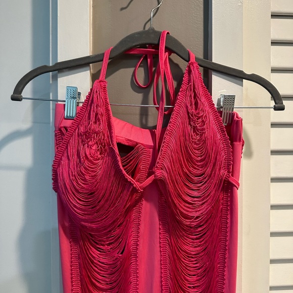 Cute pink fringe set - Picture 2 of 3